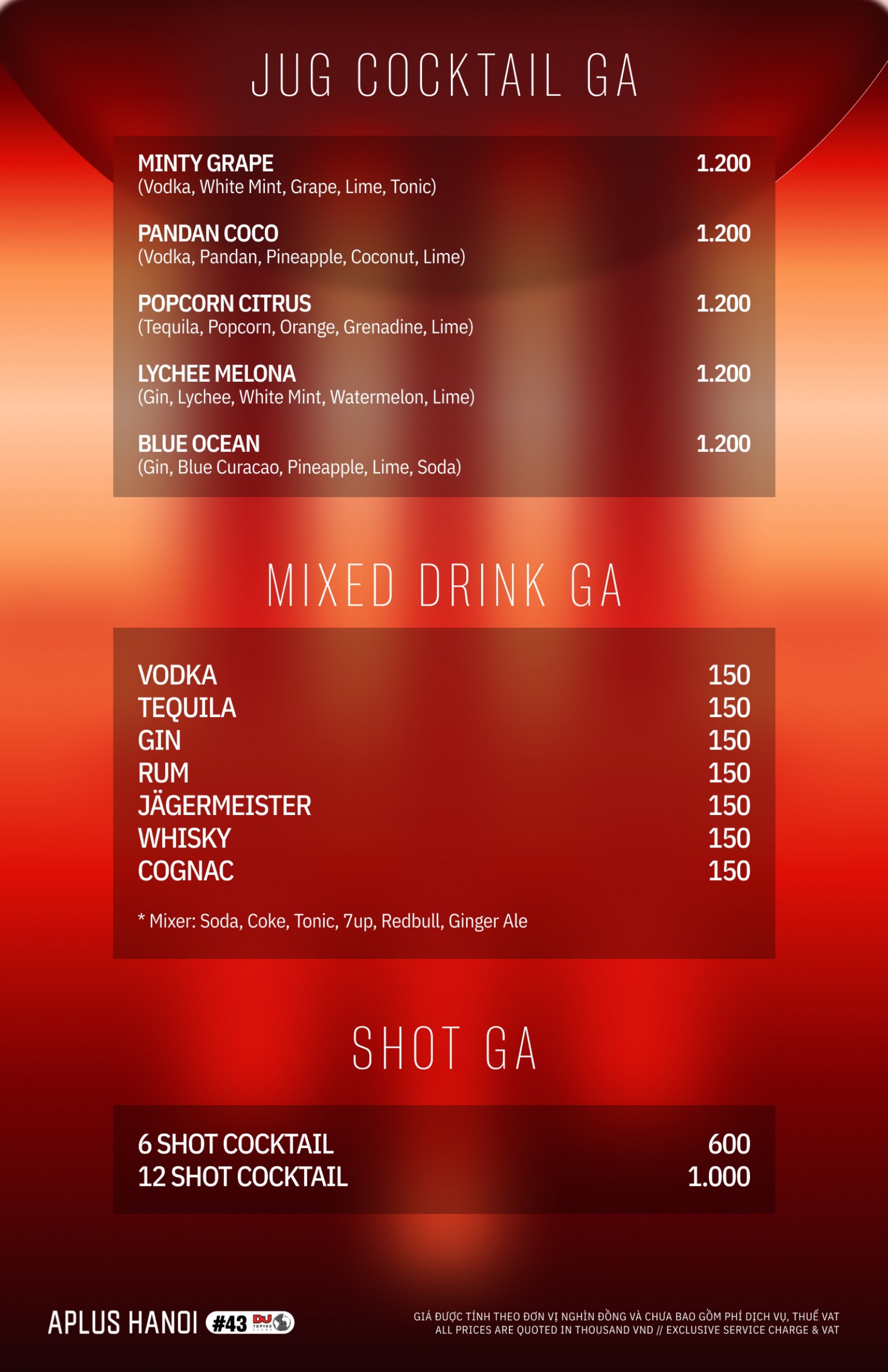 menu aplus hanoi edm hub 12