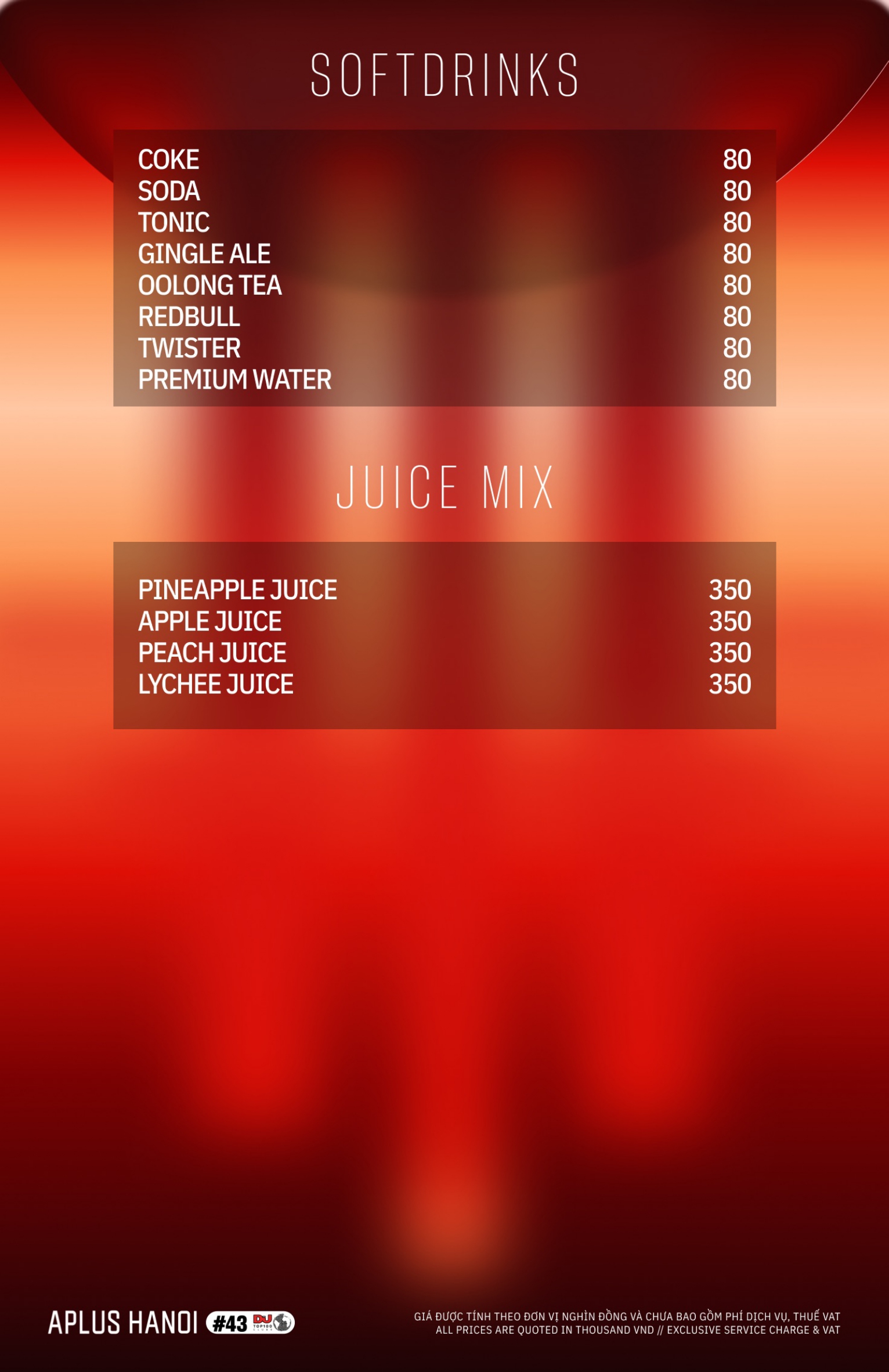 menu aplus hanoi edm hub 2